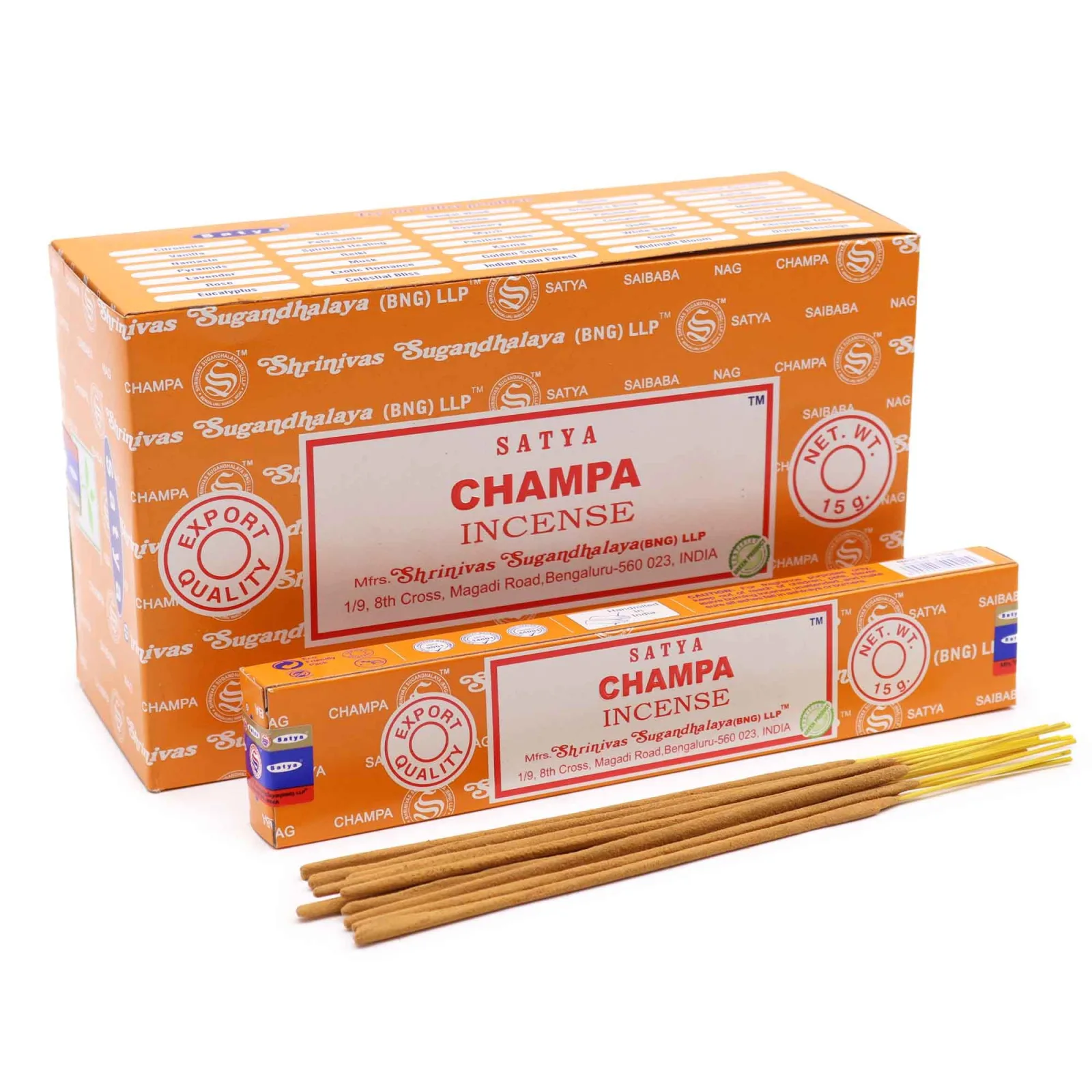 Vonné Tyčinky Satya - 15g - Champa