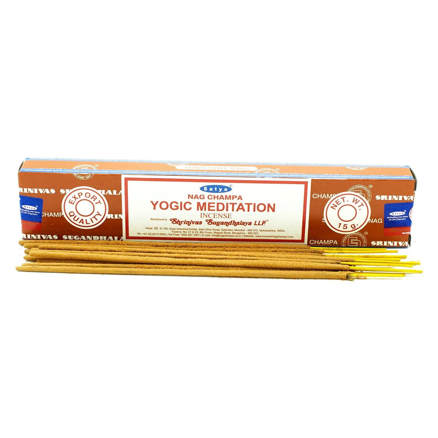 Vonné Tyčinky Satya - 15g - Yogínská Meditace