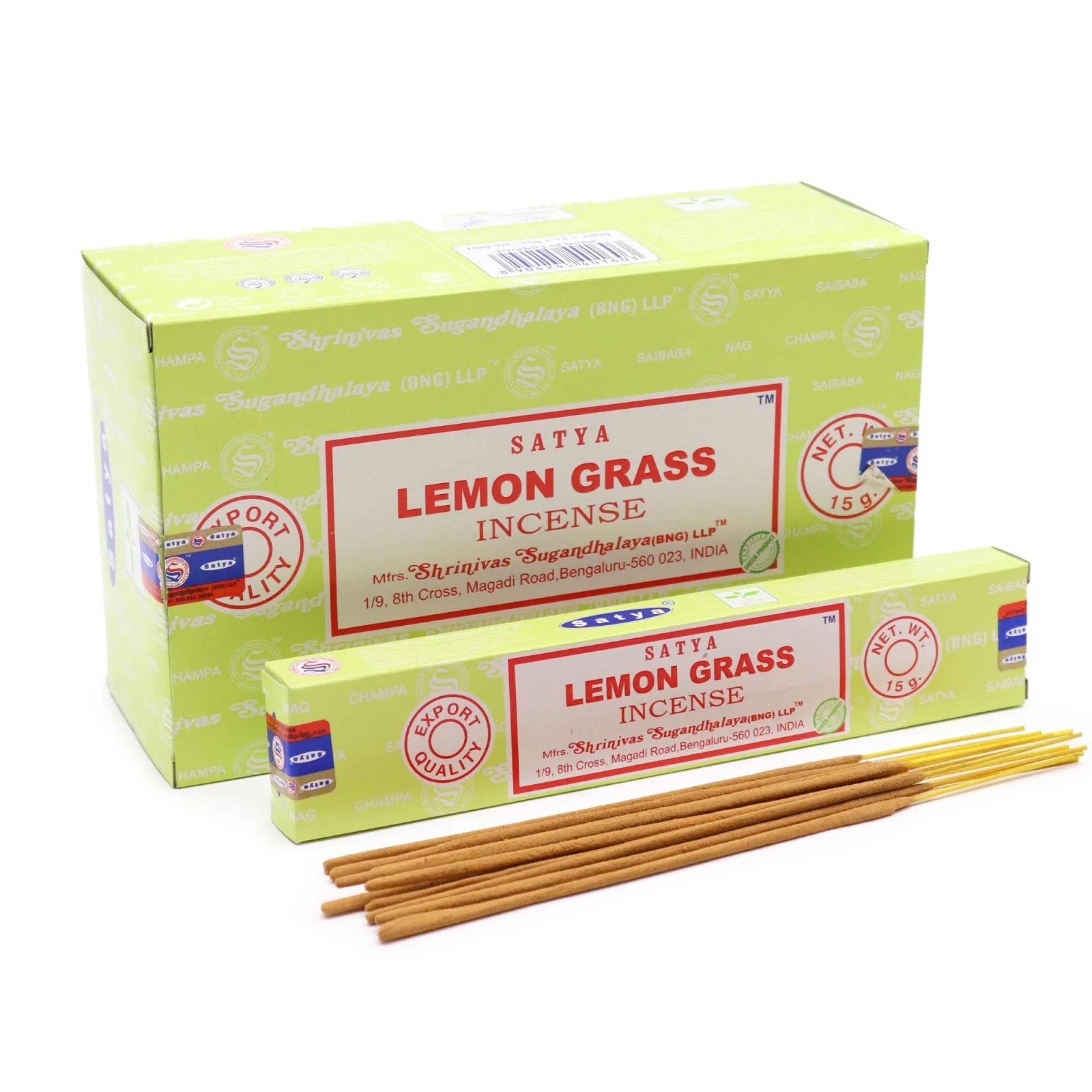 Vonné Tyčinky Satya - 15g - Lemongras