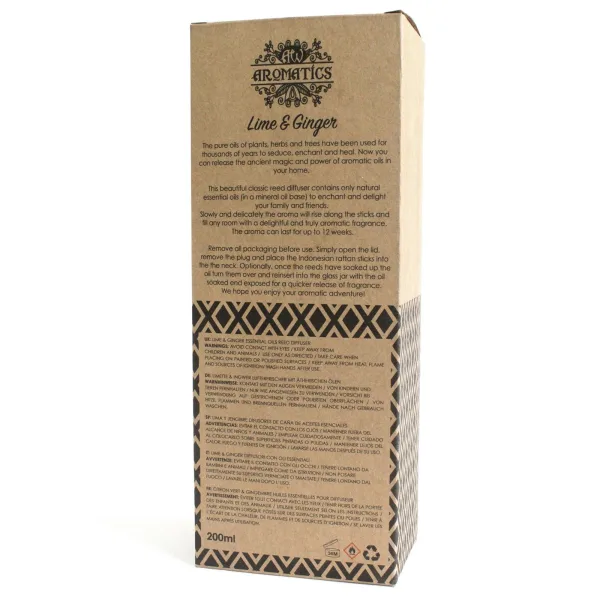 Citrón & Zázvor Difuzér s Esenciálním Olejem - 200 ml