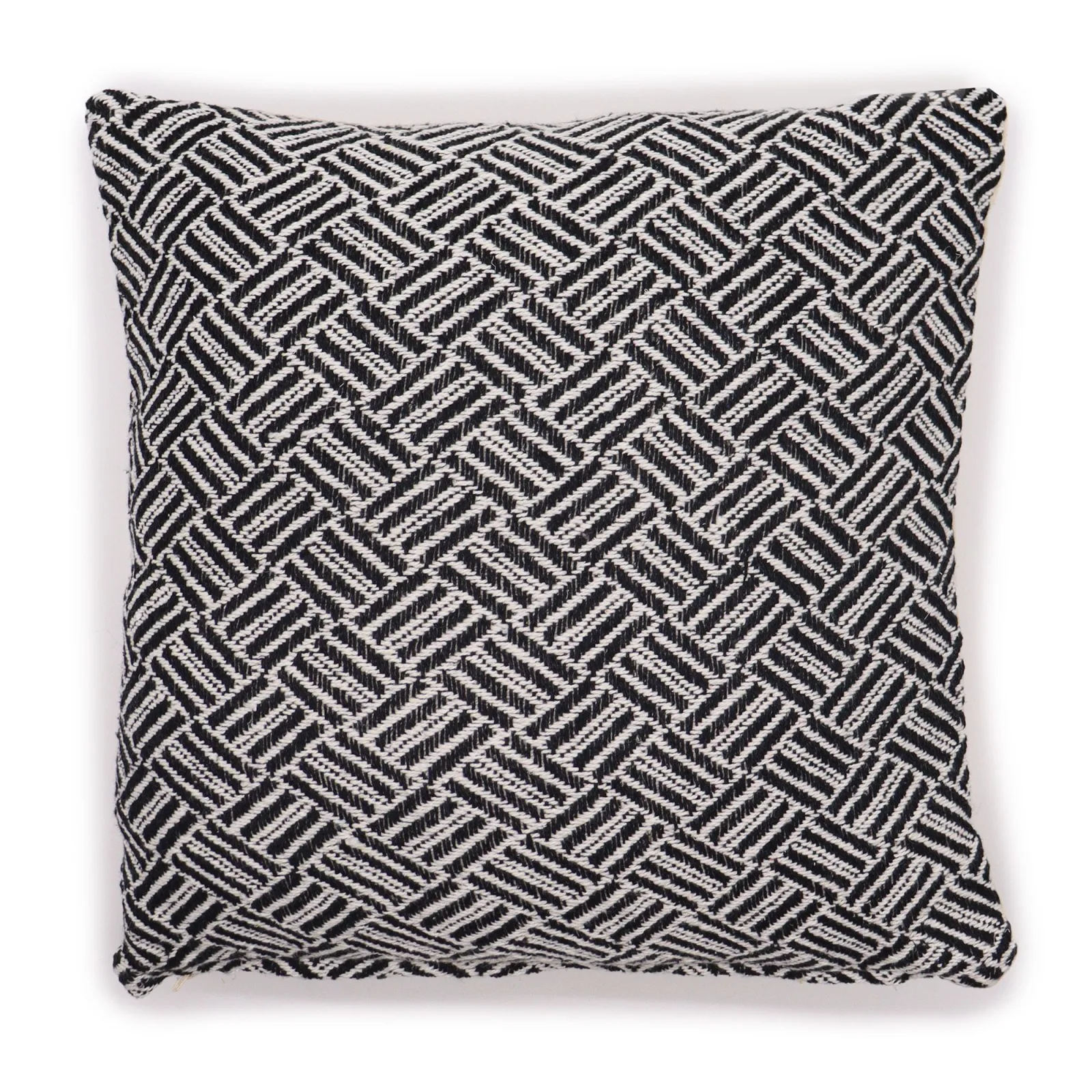 Povlečení na Polštář - Criss-Cross - Černá - 40x40cm
