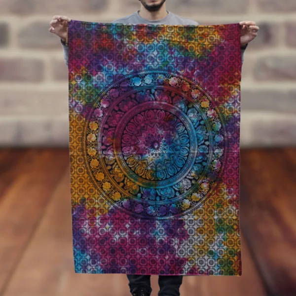 Bavlněné Nástěnné Závěsy - Mandala Slon