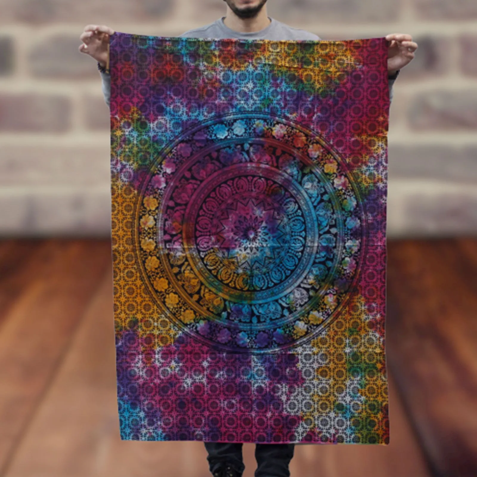 Bavlněné Nástěnné Závěsy - Mandala Slon