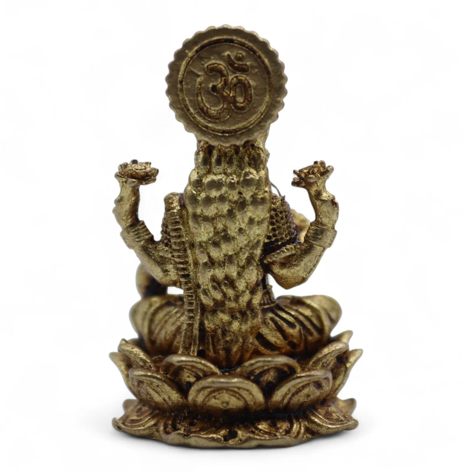 Mosazní Miniaturní Sošky Bohů - Laxmi (11gms)  - 30mm