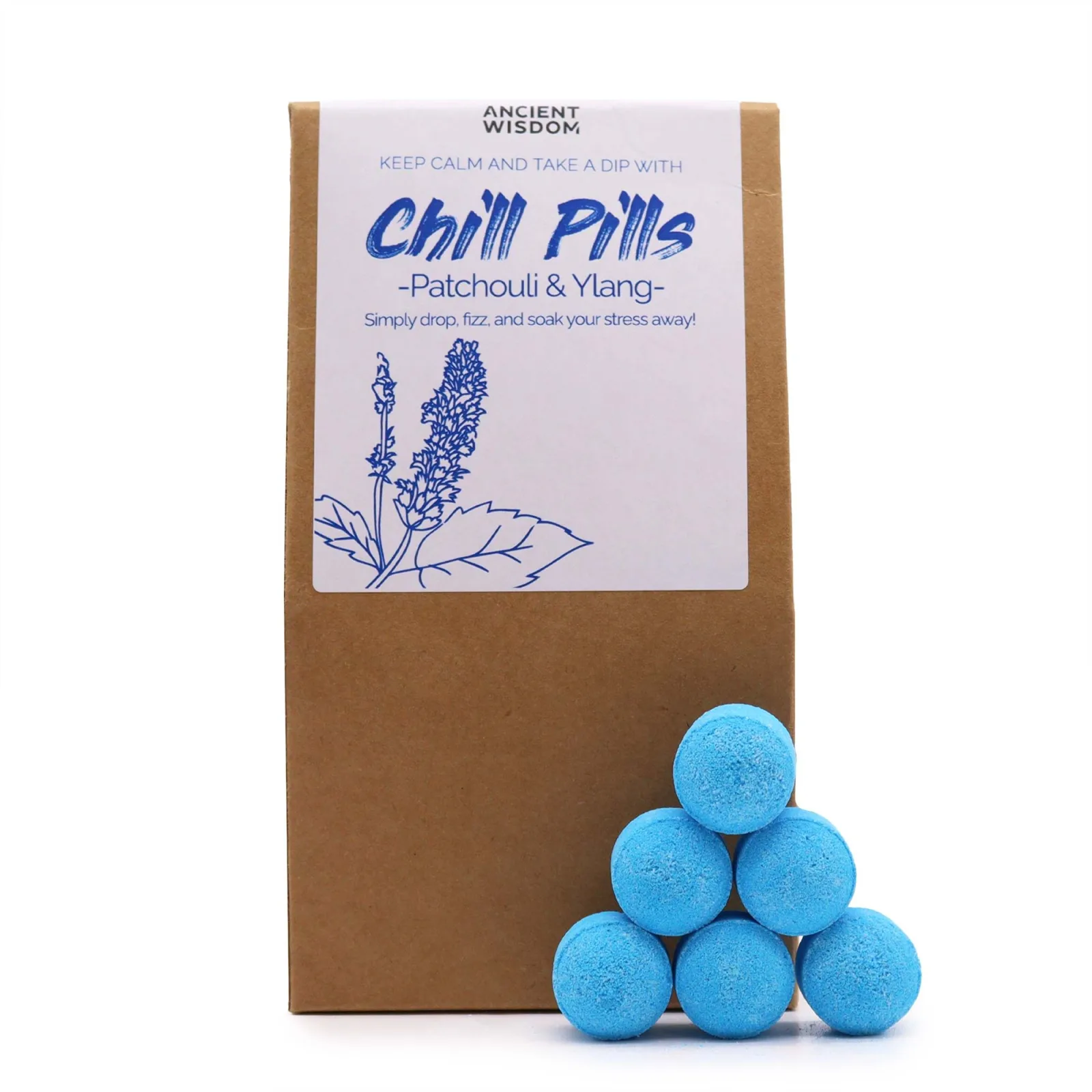 Dárkové Balení Šumivých Kuliček do Koupele 350g - Ylang & Patchouli