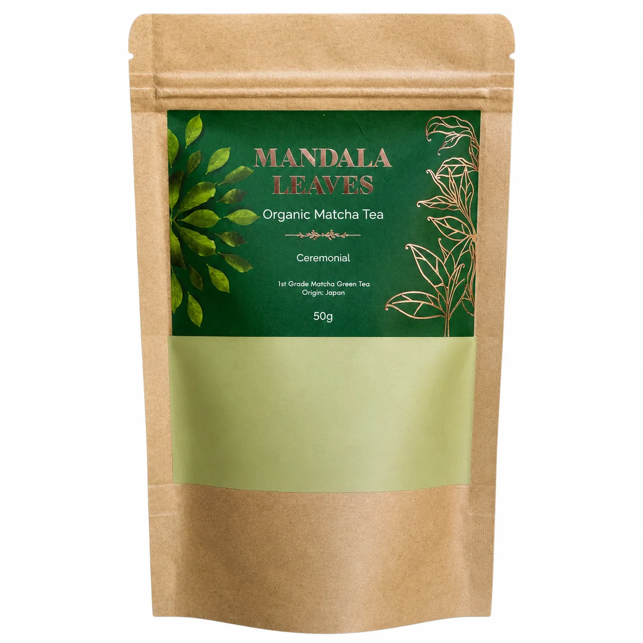 50g Organický Ceremoniální Čaj Matcha - 1 Jakost