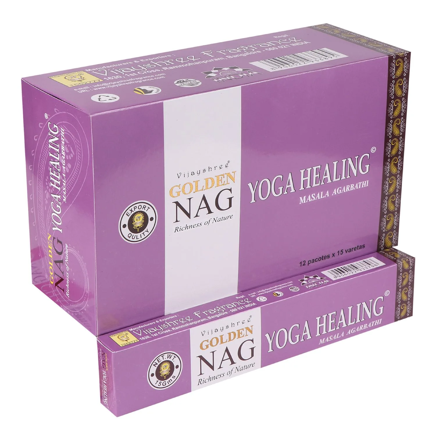 15g Golden Nag - Léčení jógy