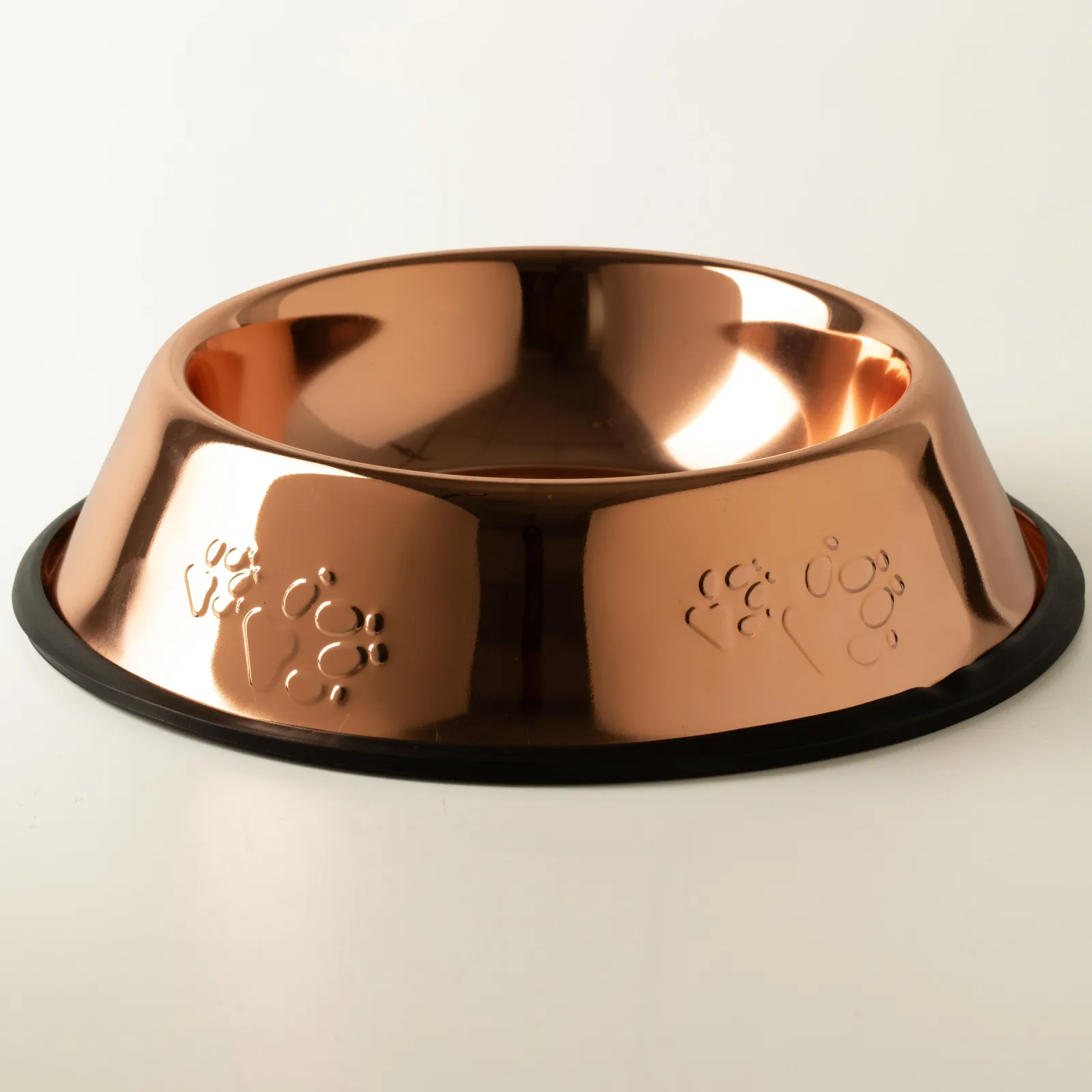 PAW Misky na krmivo - Jednoduchý měděný styl - 22 cm - Nerezová ocel