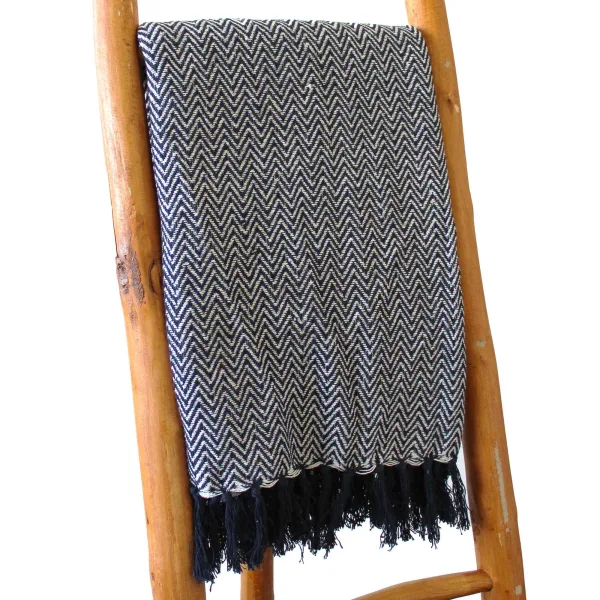 Boho Komfort Přehoz 125x150cm - Námořnický ZigZag