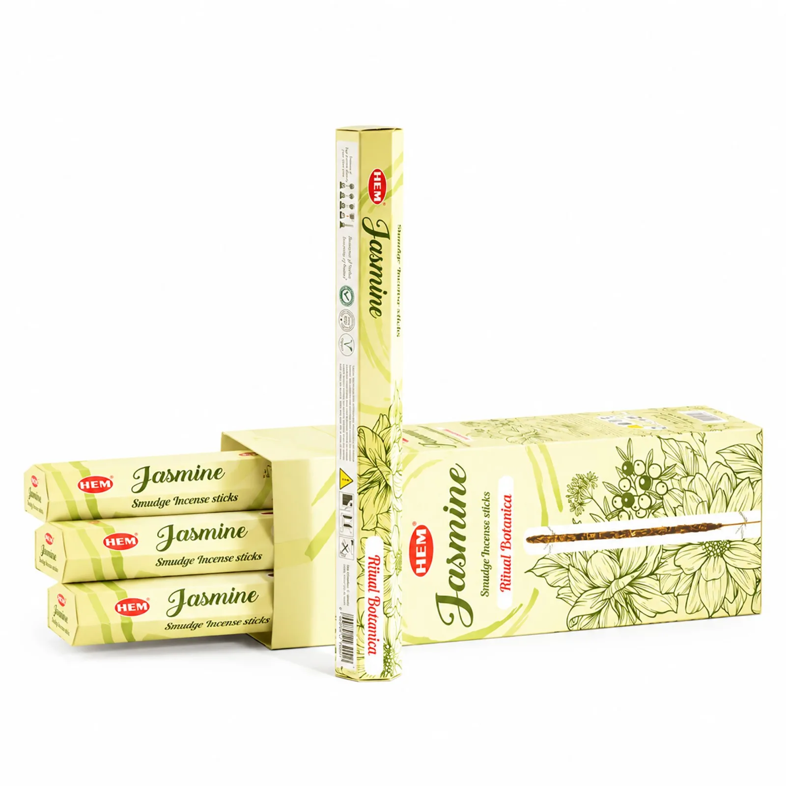HEM Šestiúhelníkové Kadidlo - Smudge - Jasmín