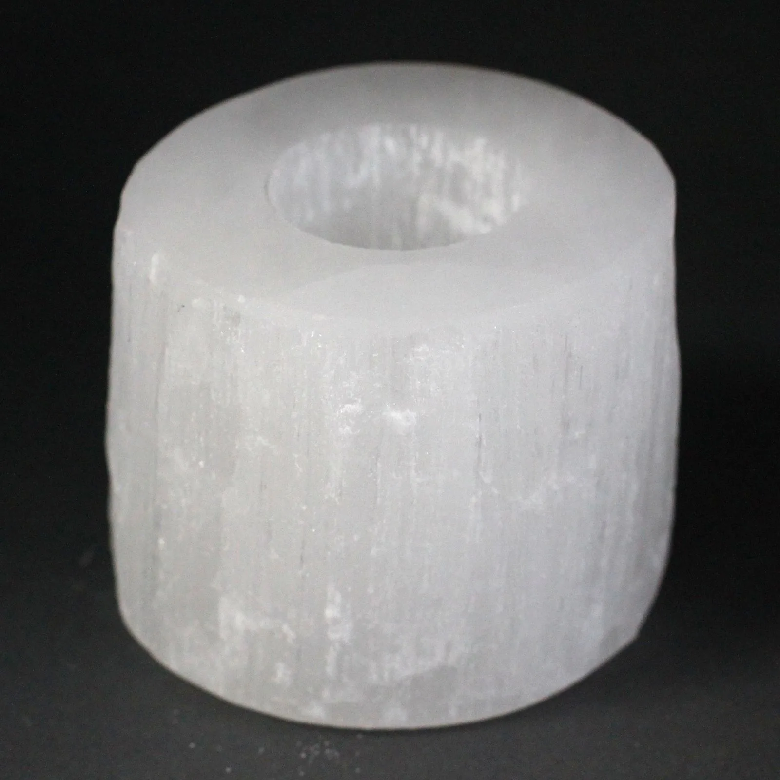 Selenitový Svícen - Válec - 8 cm