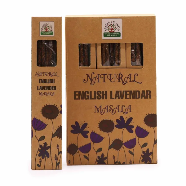 Přírodní Botanické Vonné Tyčinky Masala - Anglická Levandule