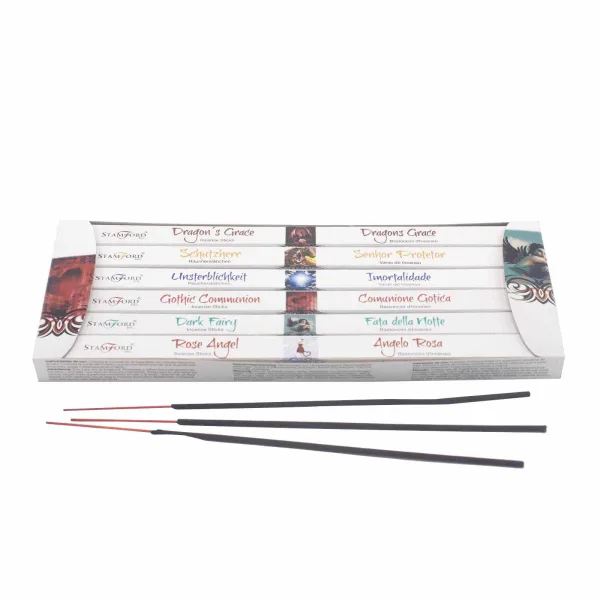 Vonné Tyčinky Stamford - Dárkový Set 6 Krabiček - Mystika