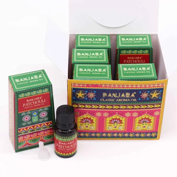 Banjara Indický Vonný Olej 10ml - Pathchouli