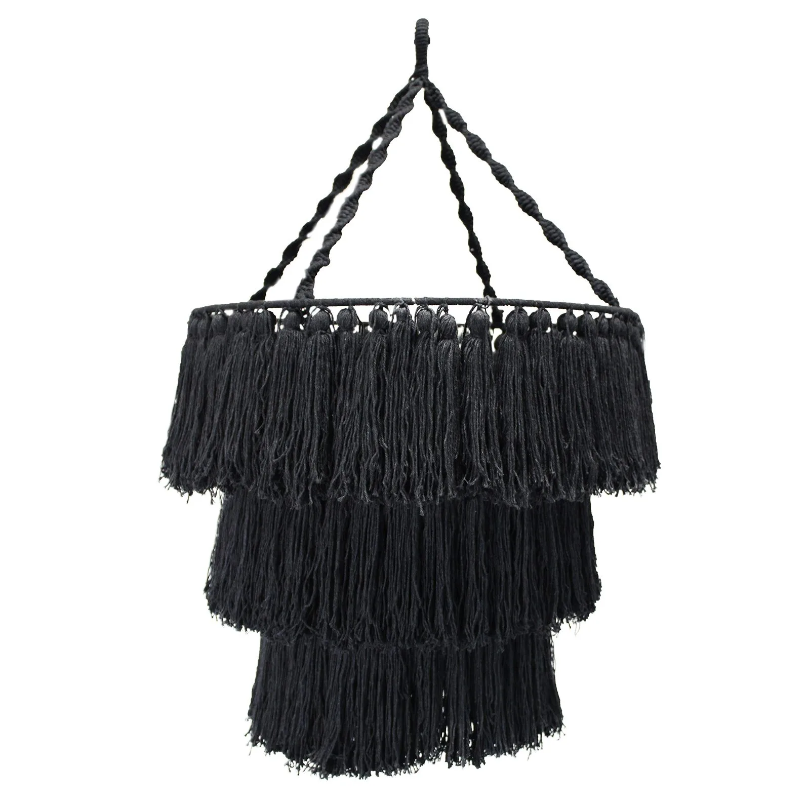 Macramé Stínidlo - Černé