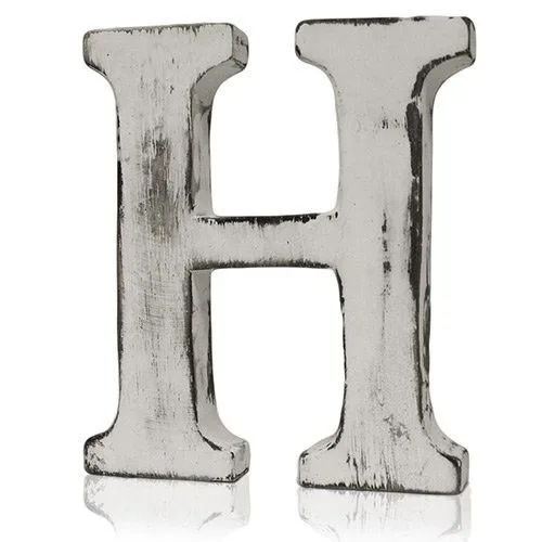 Elegantní Písmeno - H