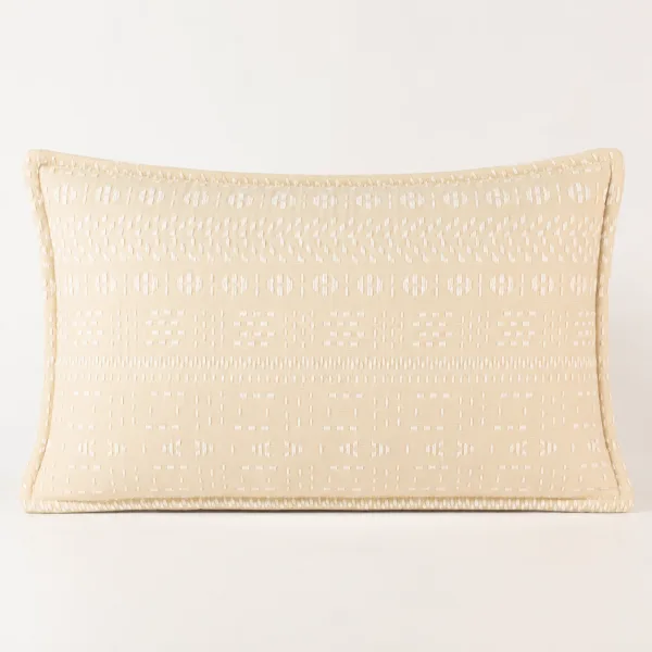 Klasický povlak na polštář - Měkký kámen - 30 × 50 cm - Dřevěný styl