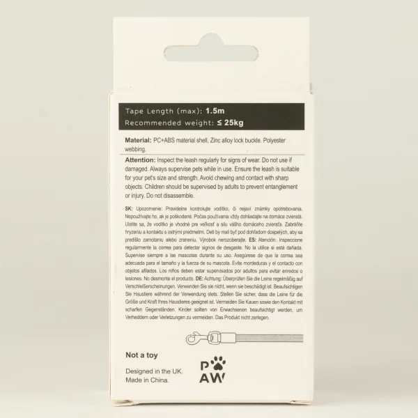 Paw Pet Vodítko - Pocket Pod - Zelená - 1,5 m