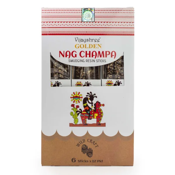 30g Golden Nag Champa Pryskyřičné Vonné Tyčinky (6s)