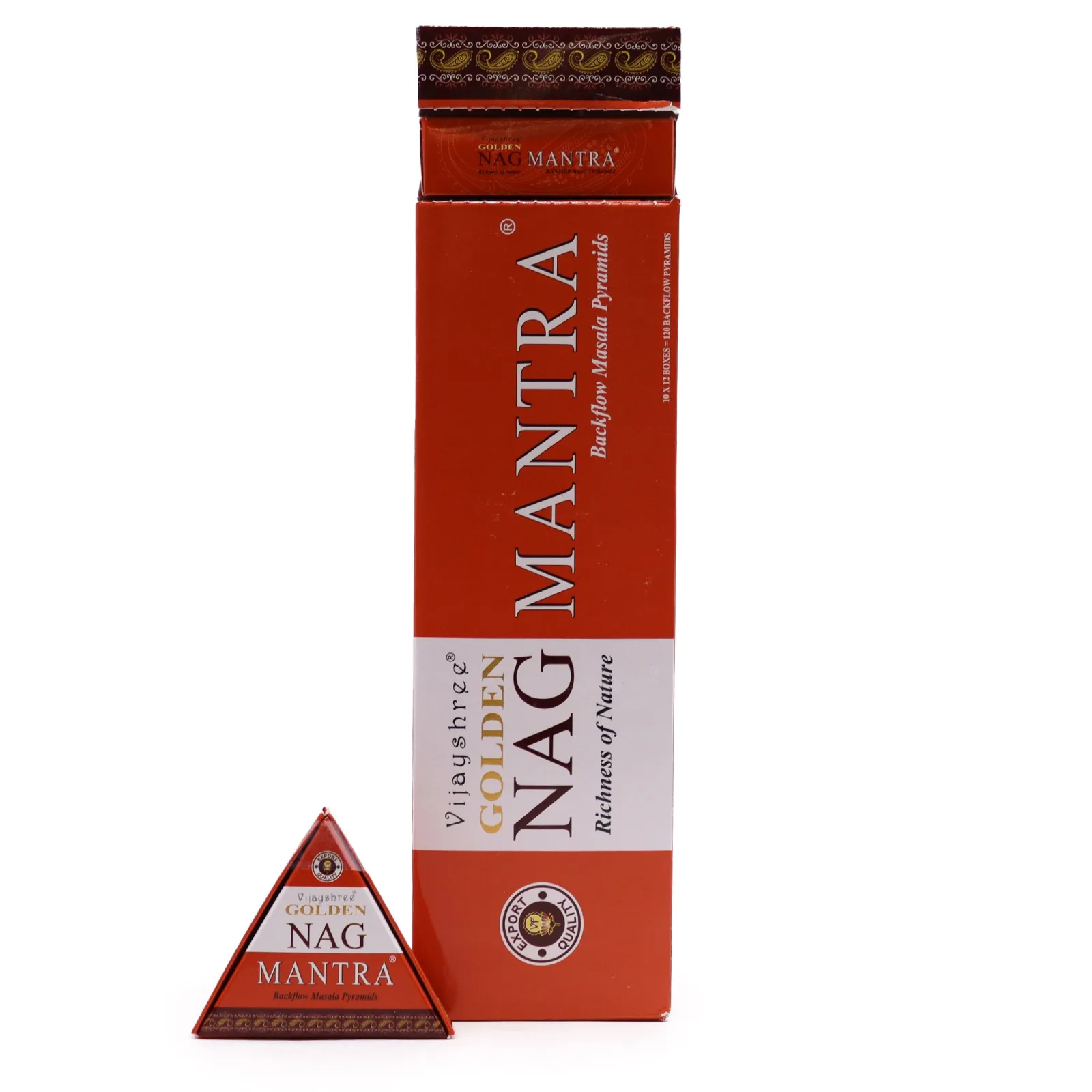 42g Jumbo Golden Nag - Mantra Back Flow Vonné Kužely