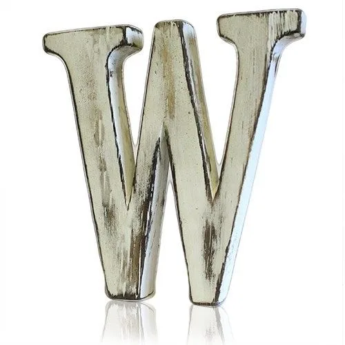 Elegantní Písmeno - W