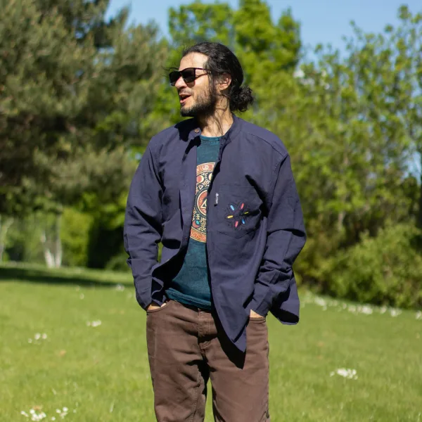 Nomad Sari Kathmandu Košile - Indigo - XXL