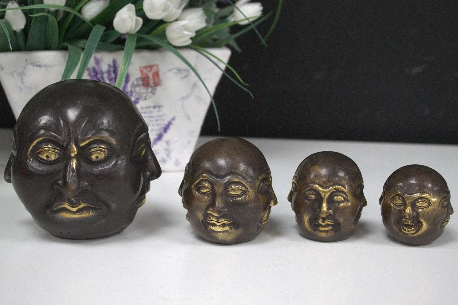 Fengshui - Čtyři Tváře Buddhy - 10cm