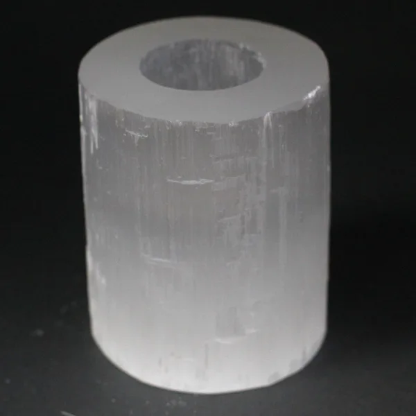 Selenitový Svícen - Válec - 10 cm