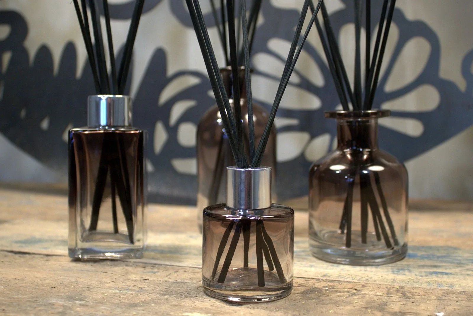 140 ml Oválná Alchymistická Difuzní Láhev - Uhlová