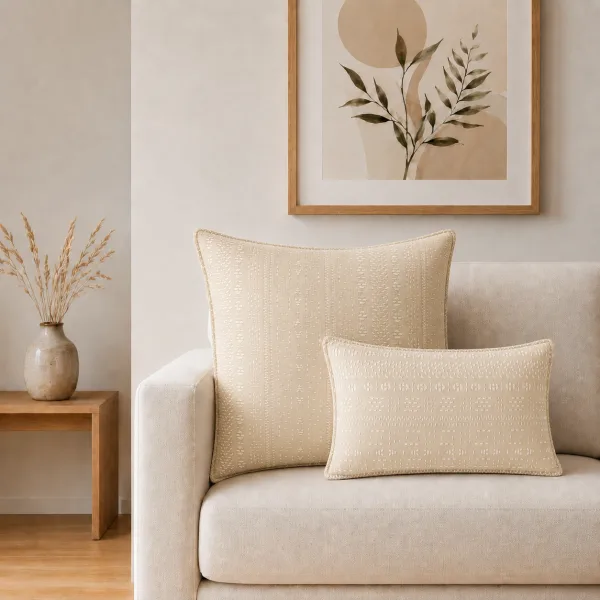 Klasický povlak na polštář - Jemný kámen - 30×50 cm - 60×60 cm - Jumbo styl
