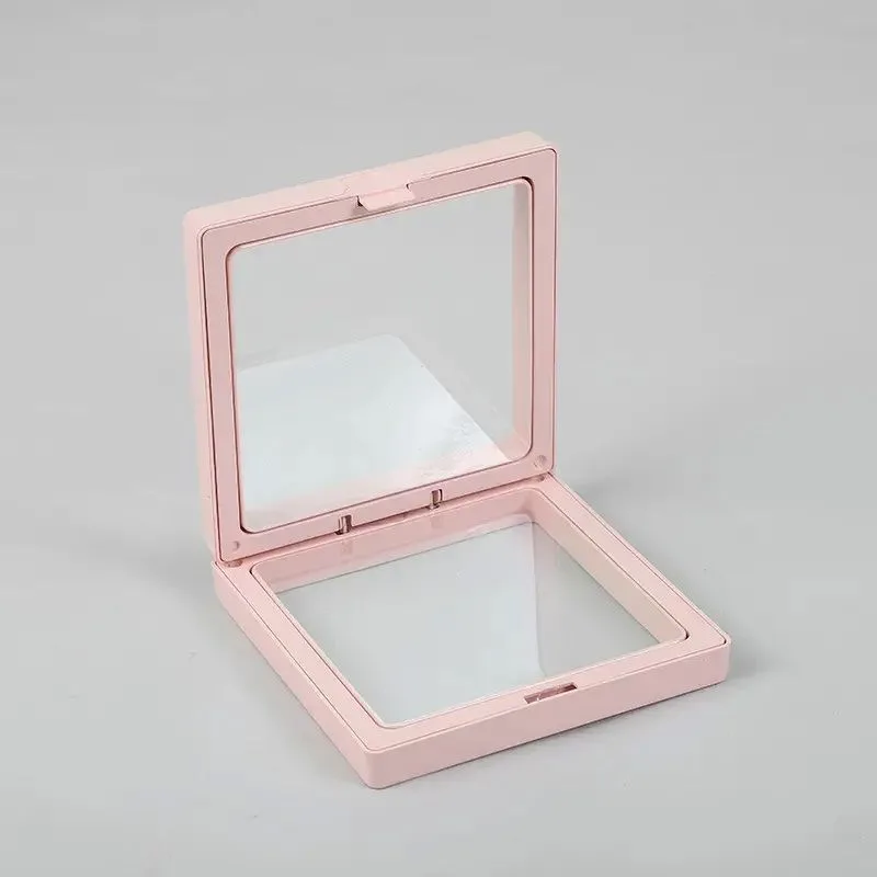 Střední 3D Rámek s Flexibilní Fólií  9x9cm - Růžový