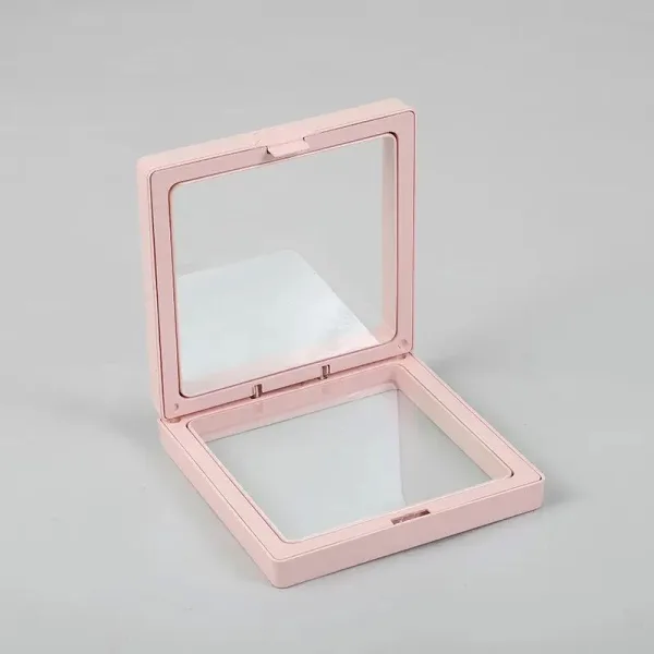 Velký 3D Rámek s Flexibilní Fólií  11x11cm - Růžový