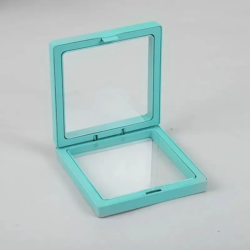 Velký 3D Rámek s Flexibilní Fólií  11x11cm - Modrozelený