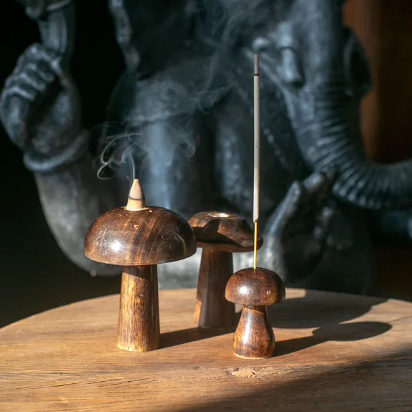 Set 3 Mini Stojánků - Hříbky (8cm 7cm 6.5cm)
