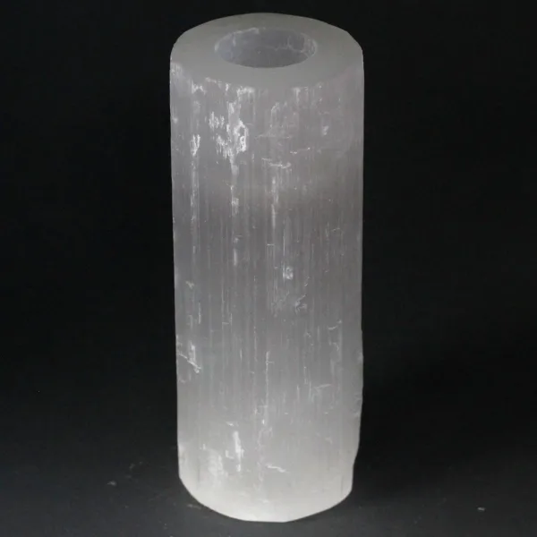 Selenitový Svícen - Válec - 20 cm