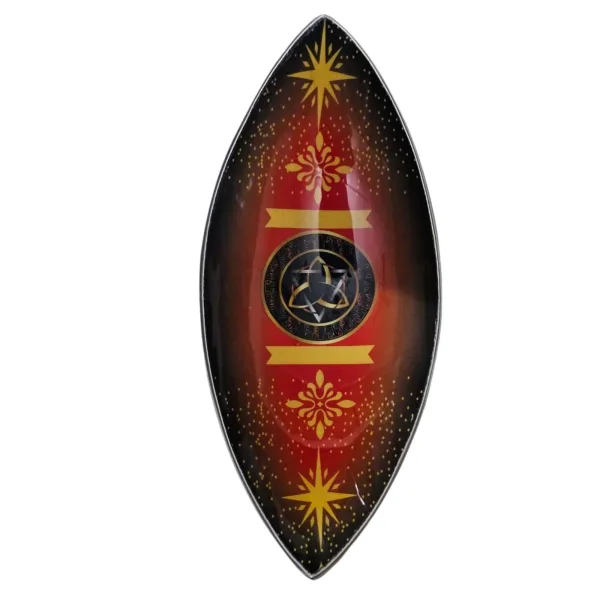 Smaltovaná Miska na Kadidlo - Hliníková - Pagan Triquetra