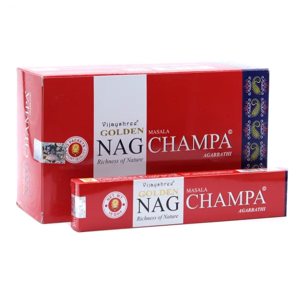 15g Vonné Tyčinky Zlaté Nag - Champa
