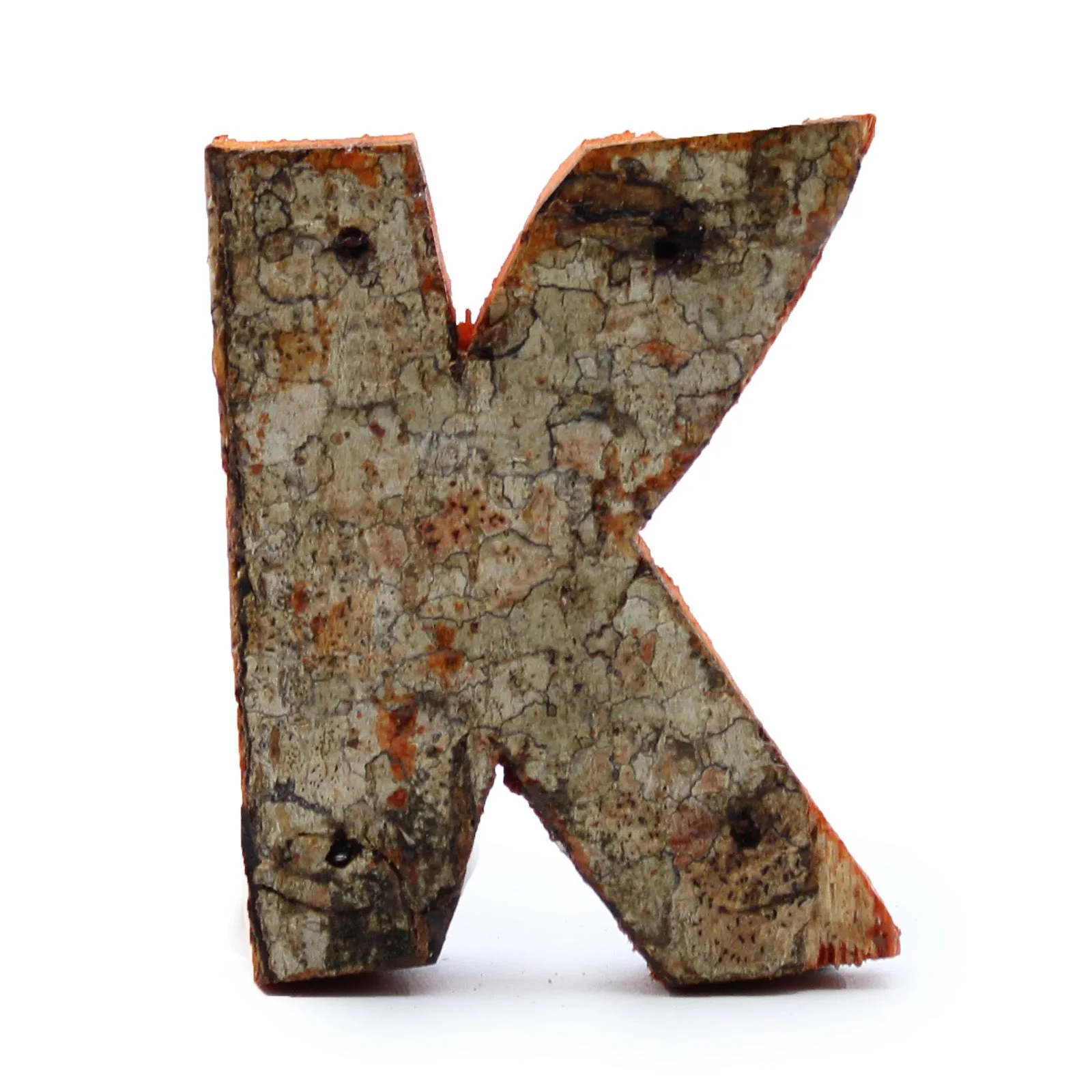 Písmeno - Rustikální Kůra - K  - 7cm