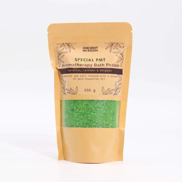 Aromaterapeutické Soli do Koupele v Sáčcích 350g - Premenstruační Syndrom