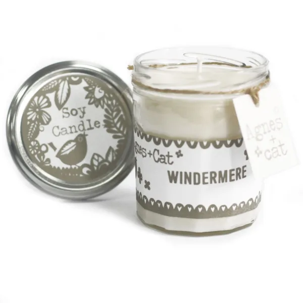 220g Sójová Svíčka v Zavařovací Sklenici - Windermere