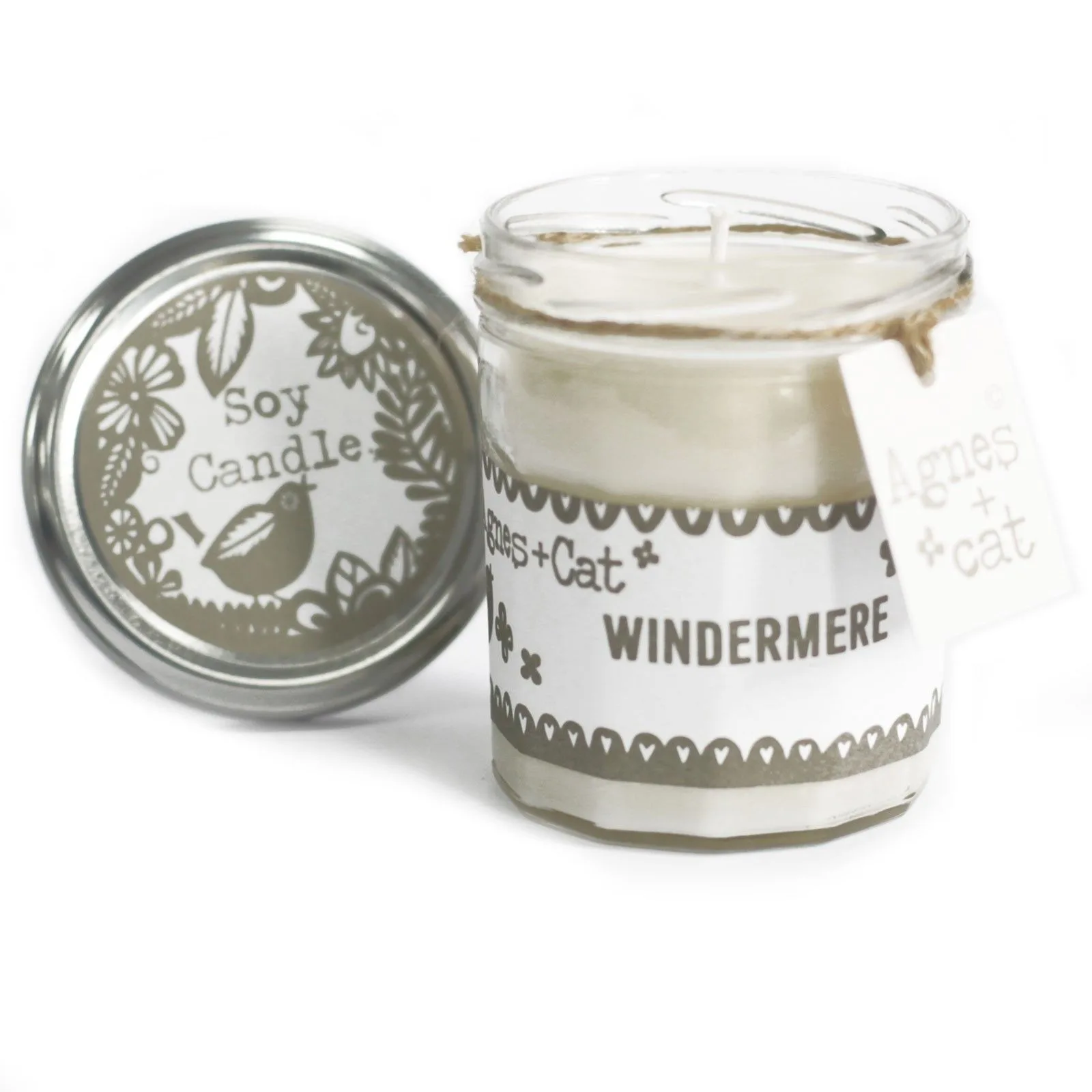 220g Sójová Svíčka v Zavařovací Sklenici - Windermere