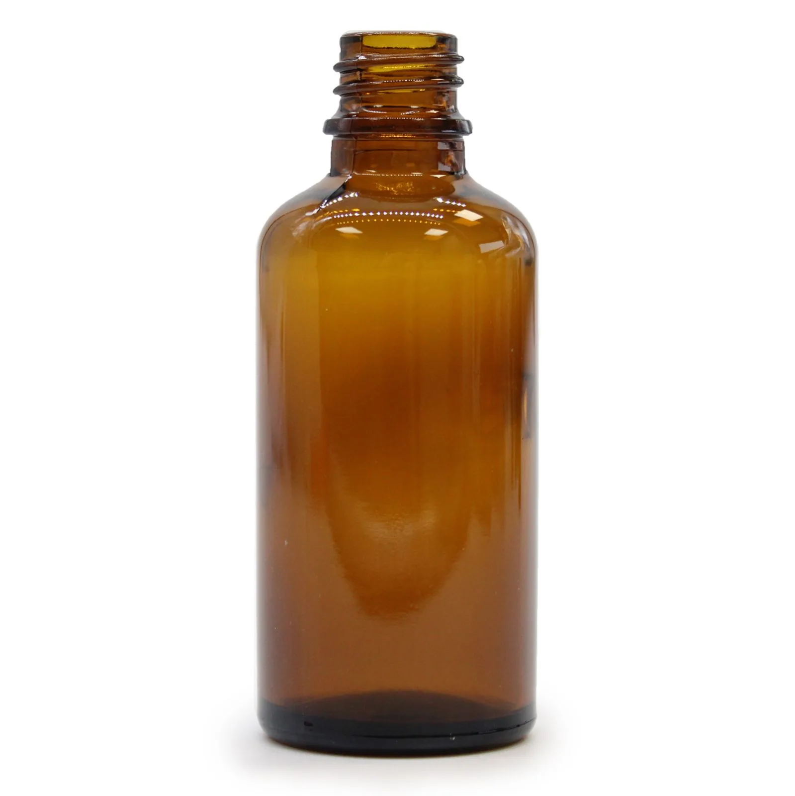 Skleněná Lahvička - Jantarová - 50ml