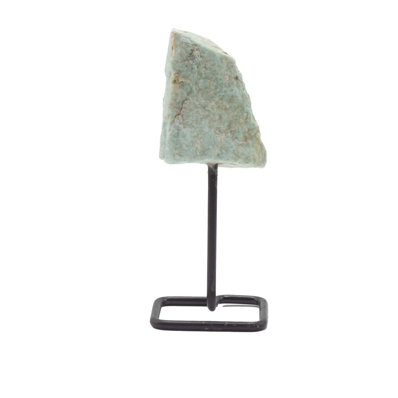 Minerální vzorky na kovovém stojanu - amazonit