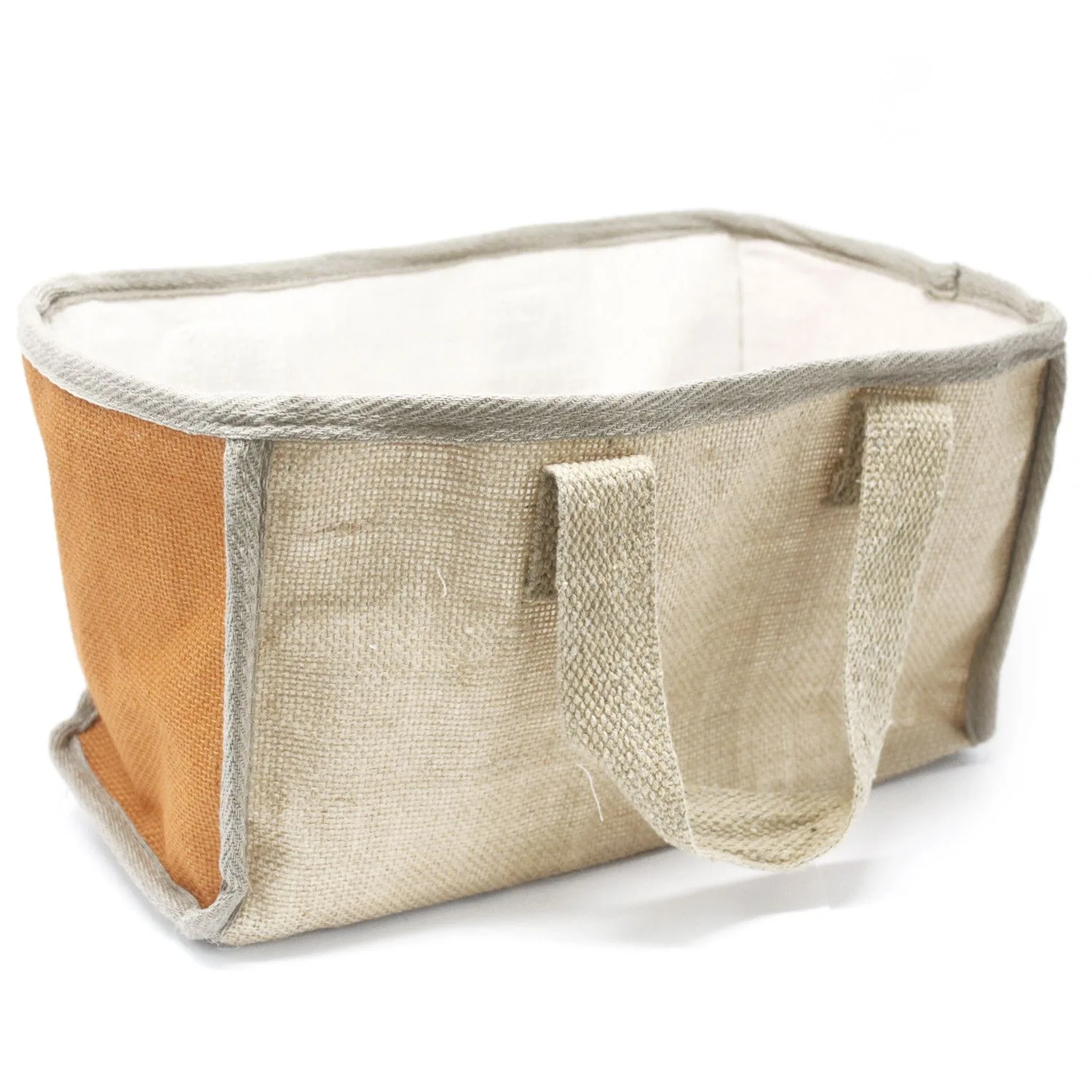 Velký Nákupní Košík - 33x18x20cm - Oranžový