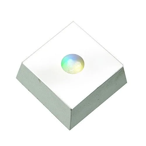 Čtvercová LED světelná krabička pro krystaly