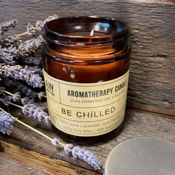 Aromaterapeutická Sójová Svíčka 200g - Oddech