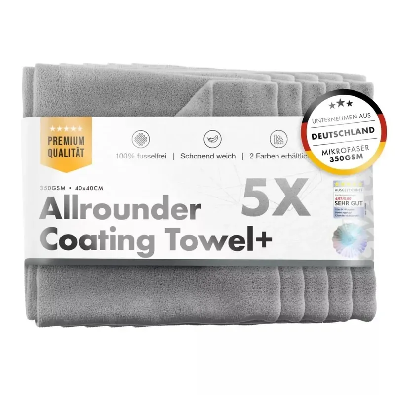ChemicalWorkz Allrounder 350GSM Grey - Mikrovláknové utěrky (5 ks)