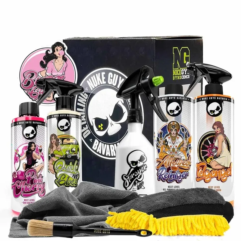 Nuke Guys BOX Wash & Shine Set - Sada na čištění a údržbu exteriéru auta