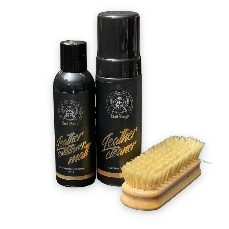 Bad Boys Leather Set - Malá sada na čištění a impregnaci kůže
