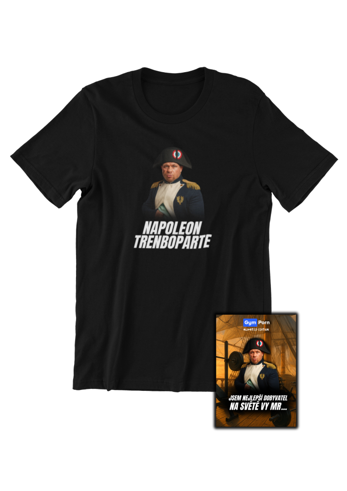 LIMITOVANÝ MERCH TRIČKO - Napoleon + SBĚRATELSKÁ KARTIČKA